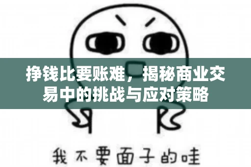挣钱比要账难，揭秘商业交易中的挑战与应对策略