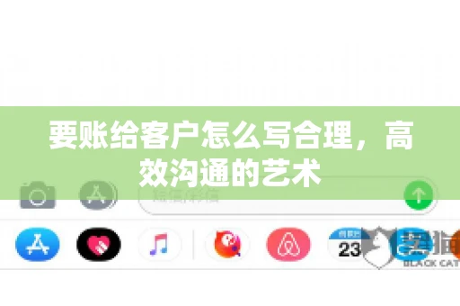 要账给客户怎么写合理，高效沟通的艺术