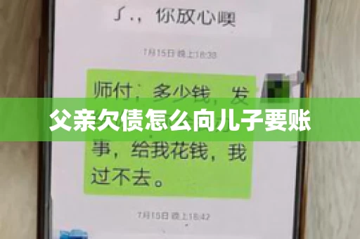 父亲欠债怎么向儿子要账