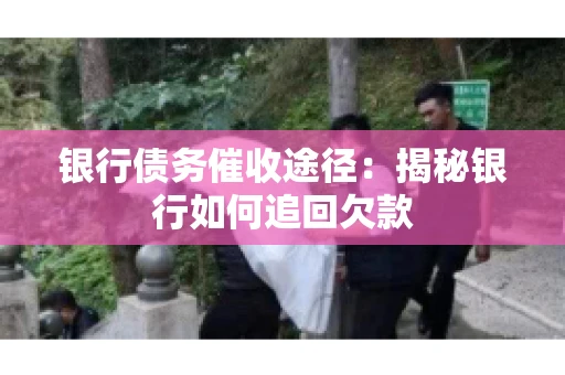 银行债务催收途径:揭秘银行如何追回欠款 银行债务催收途径:揭秘银行如何追回欠款