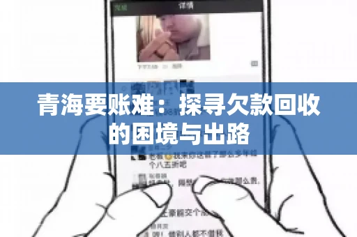 青海要账难:探寻欠款回收的困境与出路 青海要账难:探寻欠款回收的困境与出路