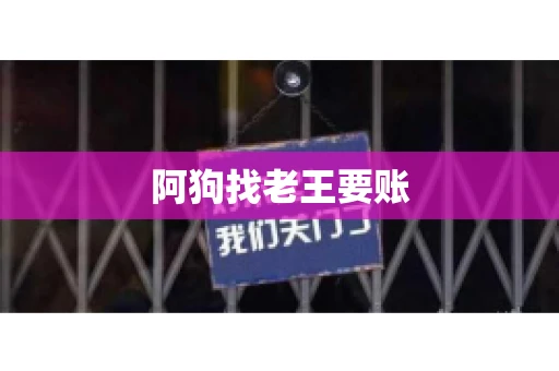 阿狗找老王要账