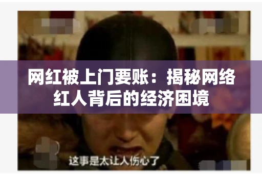 网红被上门要账：揭秘网络红人背后的经济困境